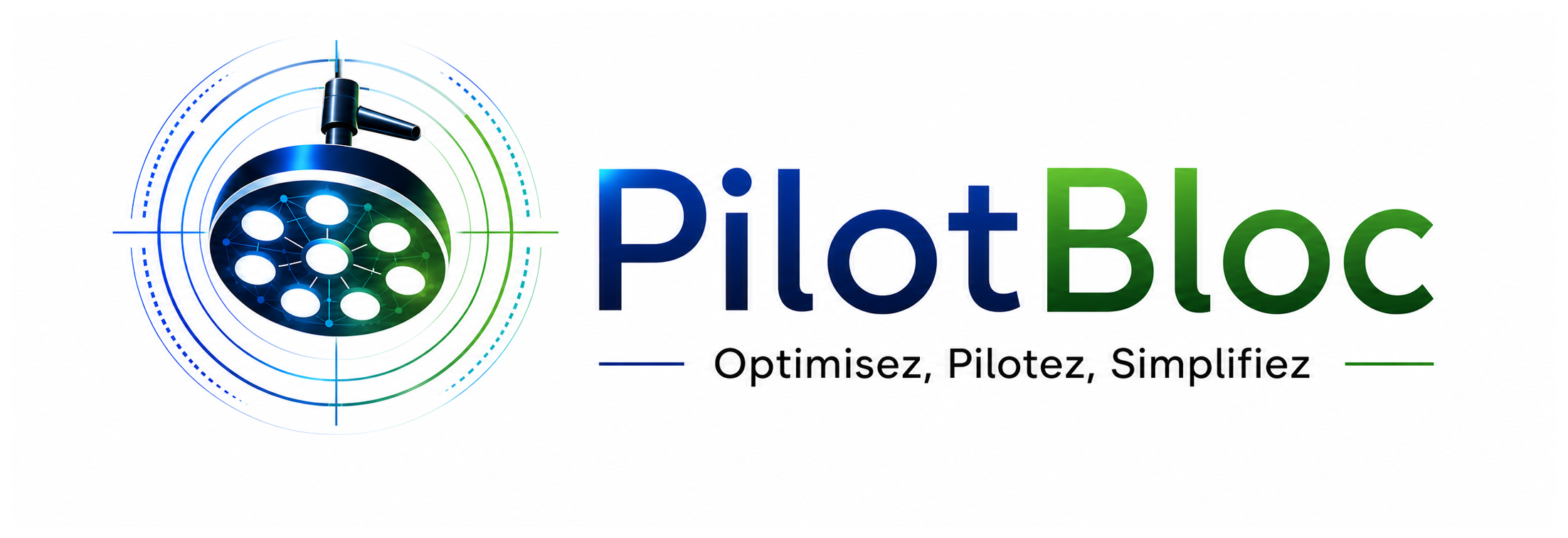 Logo PilotBloc — Command Center du bloc opératoire